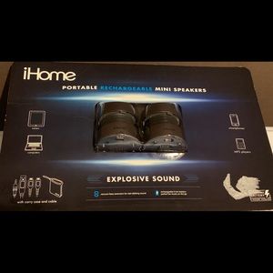 IHome Portable rechargeable mini speakers